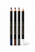 La Bella Yasmin Eye Pencil Set - Blue, Brown, Charcoal and White pencils standing upright
